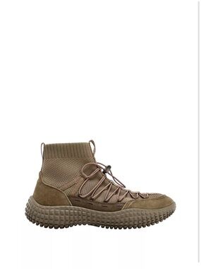 NWT Zara STRETCH HIGH-TOP SNEAKERS 6 $106